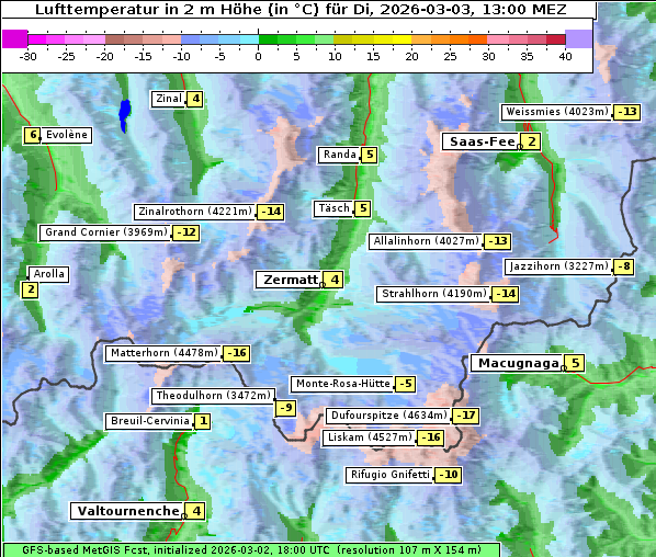 Temperatur, 3. 3. 2026