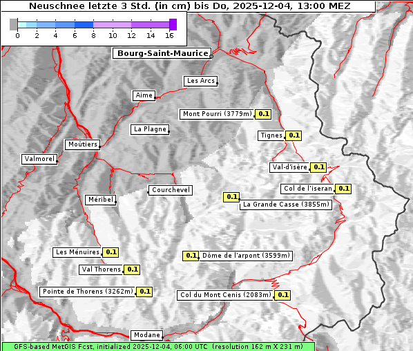 Neuschnee, 4. 12. 2025