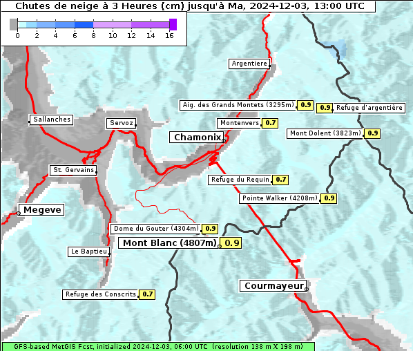 Neuschnee, 3. 12. 2024