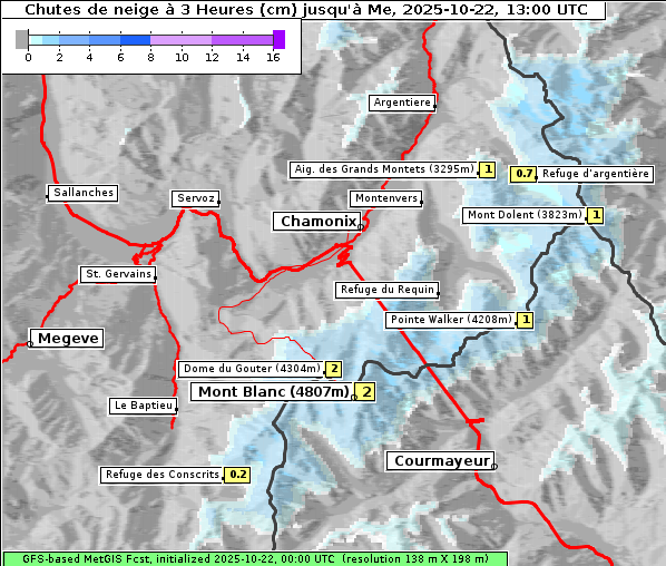 Neuschnee, 22. 10. 2025