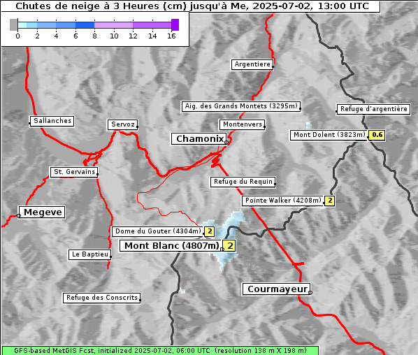 Neuschnee, 2. 7. 2025