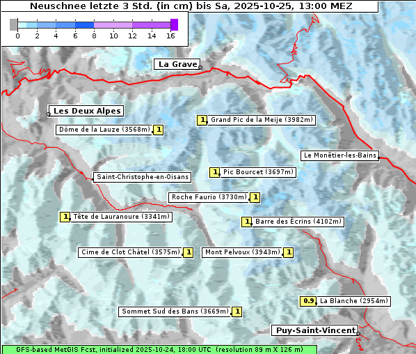 Neuschnee, 25. 10. 2025