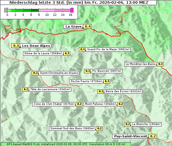 Niederschlag, 6. 2. 2026