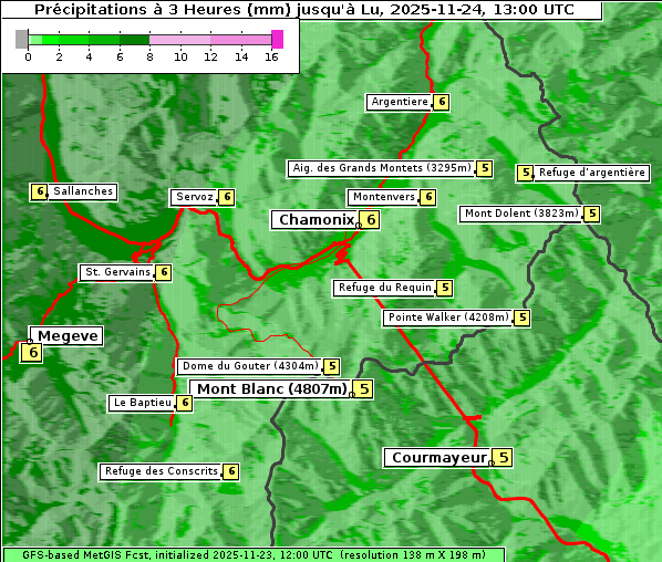 Niederschlag, 24. 11. 2025