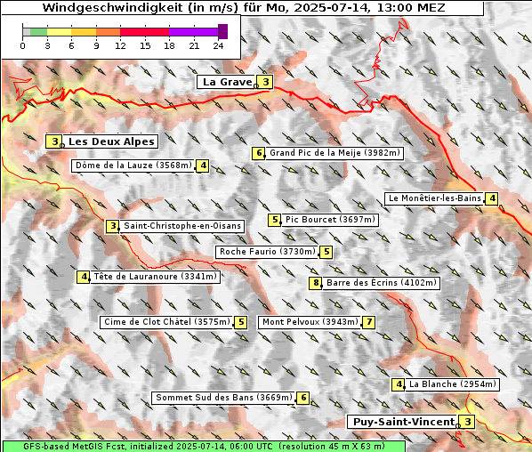 Wind, 14. 7. 2025