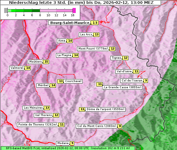 Niederschlag, 12. 2. 2026