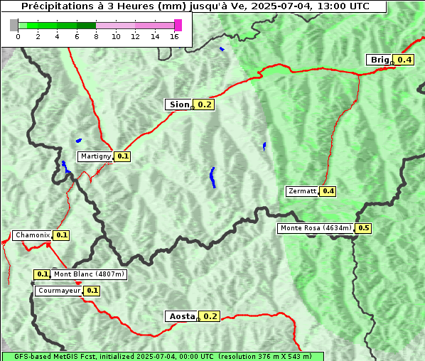 Niederschlag, 4. 7. 2025