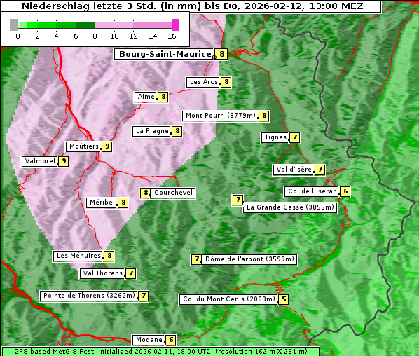 Niederschlag, 12. 2. 2026