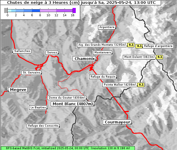 Neuschnee, 24. 5. 2025