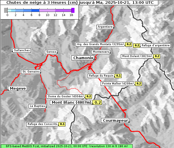 Neuschnee, 21. 10. 2025