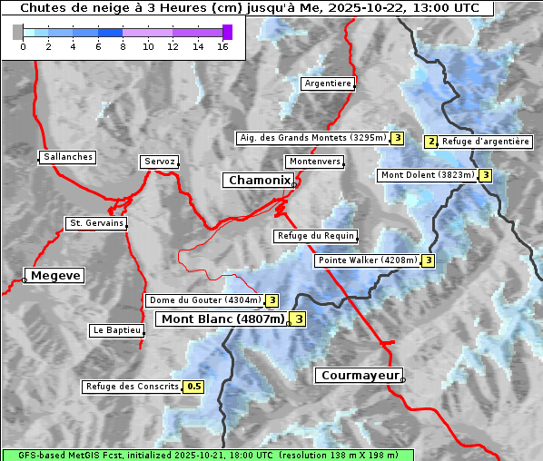Neuschnee, 22. 10. 2025