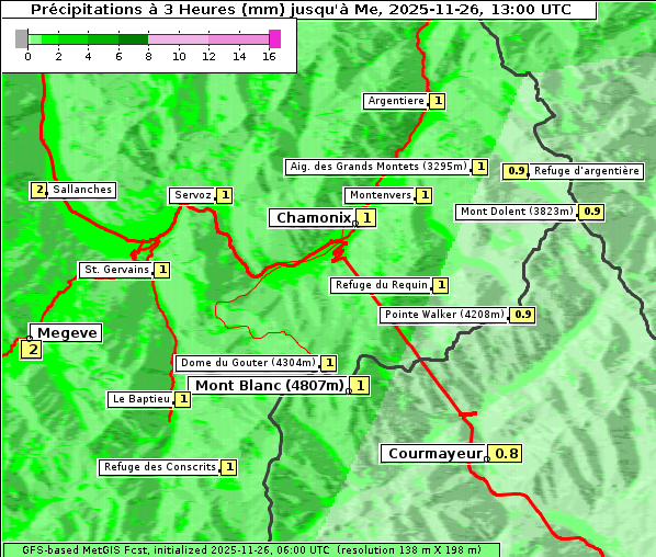 Niederschlag, 26. 11. 2025