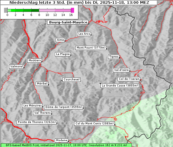 Niederschlag, 18. 11. 2025