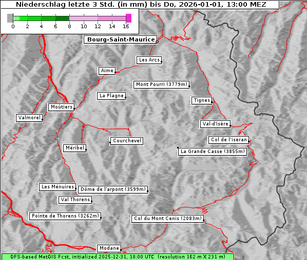 Niederschlag, 1. 1. 2026