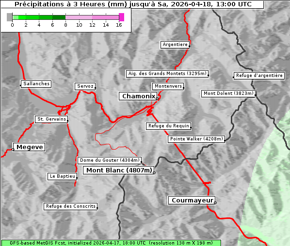 Niederschlag, 18. 4. 2026