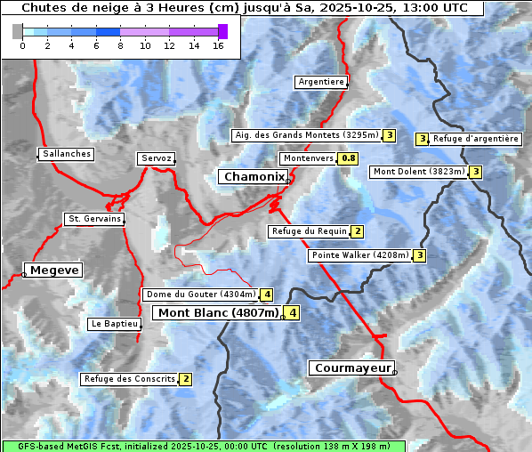 Neuschnee, 25. 10. 2025