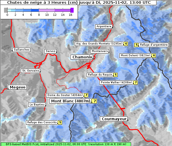 Neuschnee, 2. 11. 2025