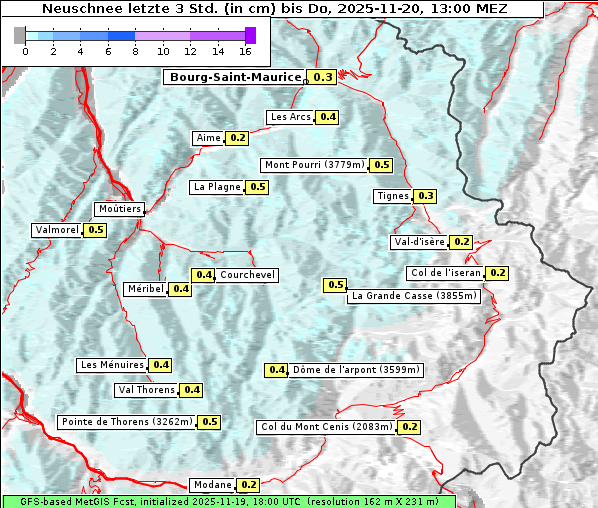 Neuschnee, 20. 11. 2025