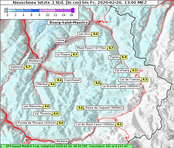 Neuschnee, 20. 2. 2026