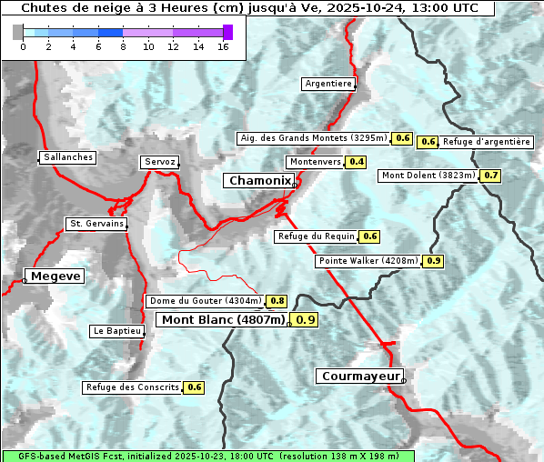 Neuschnee, 24. 10. 2025