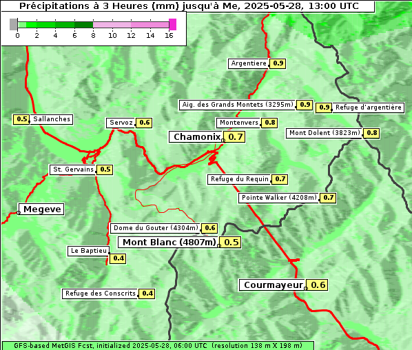 Niederschlag, 28. 5. 2025