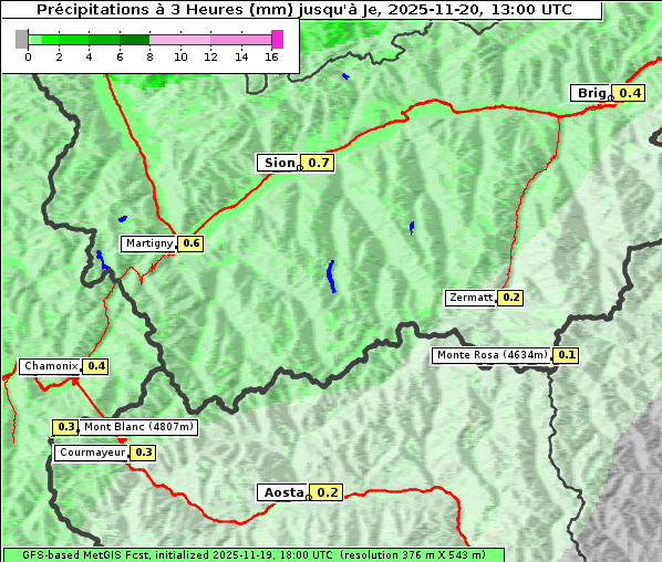 Niederschlag, 20. 11. 2025