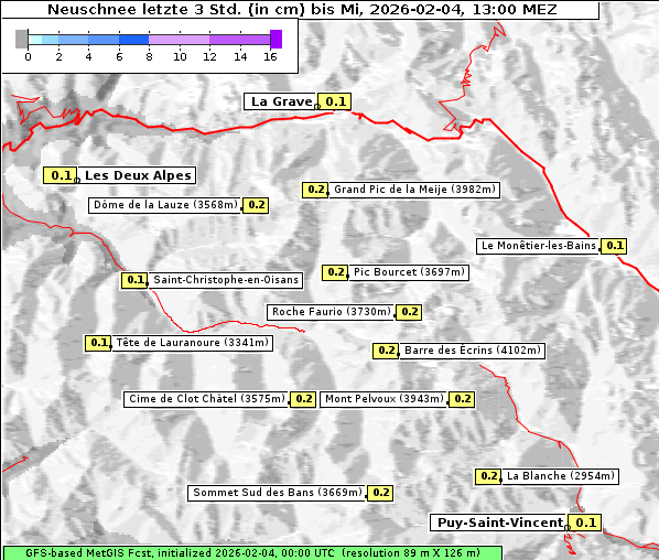 Neuschnee, 4. 2. 2026