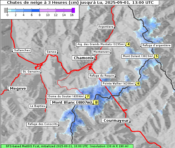 Neuschnee, 1. 9. 2025