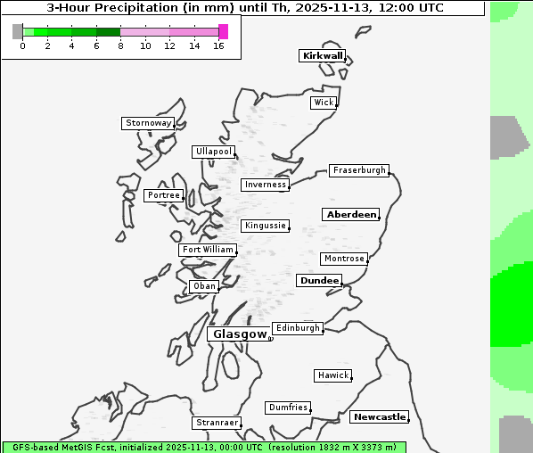 Niederschlag, 13. 11. 2025