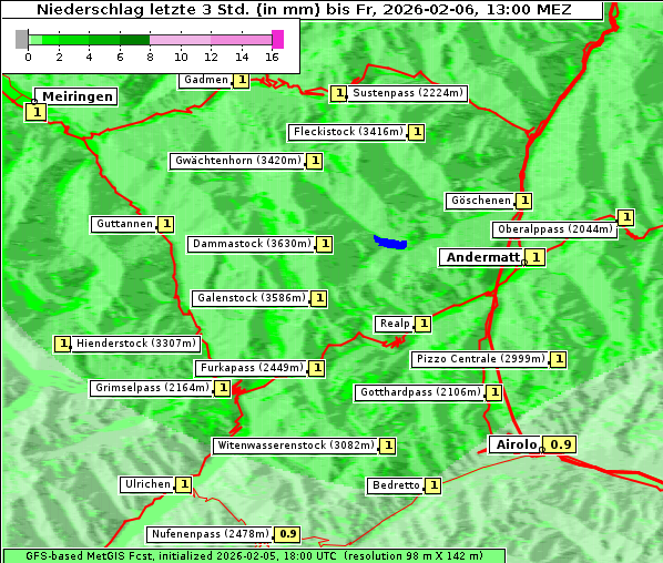 Niederschlag, 6. 2. 2026