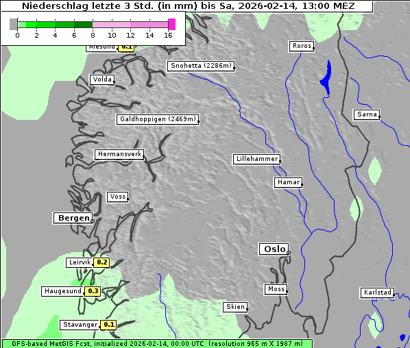 Niederschlag, 14. 2. 2026