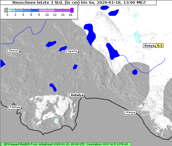 Neuschnee, 18. 1. 2026