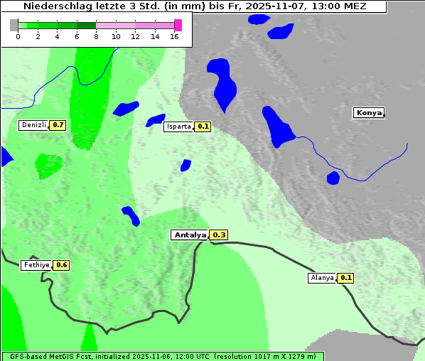 Niederschlag, 7. 11. 2025