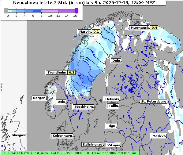 Neuschnee, 13. 12. 2025
