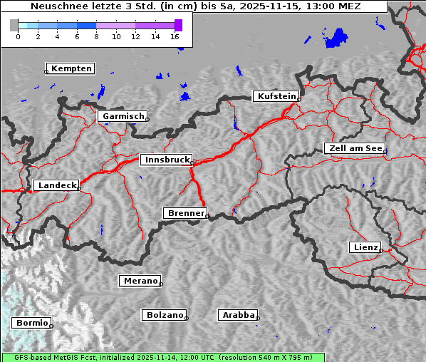 Neuschnee, 15. 11. 2025
