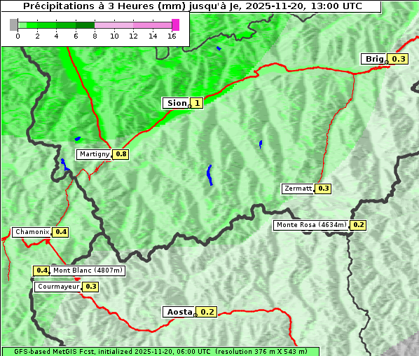 Niederschlag, 20. 11. 2025