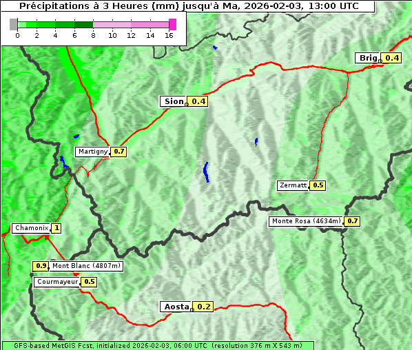Niederschlag, 3. 2. 2026