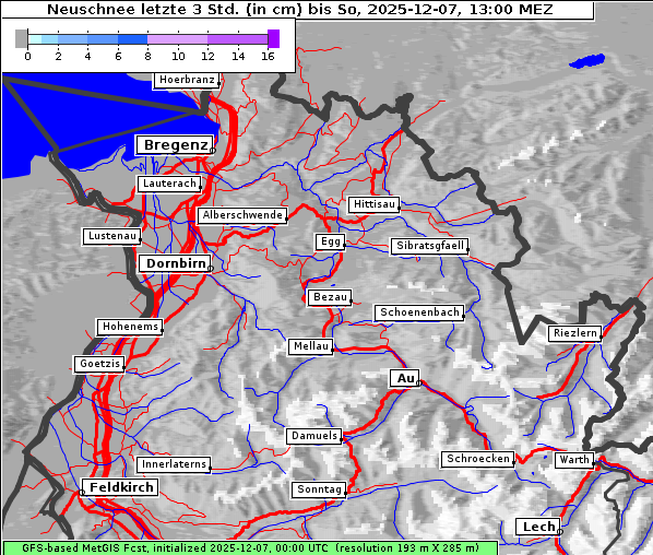 Neuschnee, 7. 12. 2025