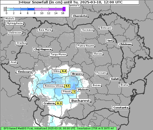 Neuschnee, 18. 3. 2025