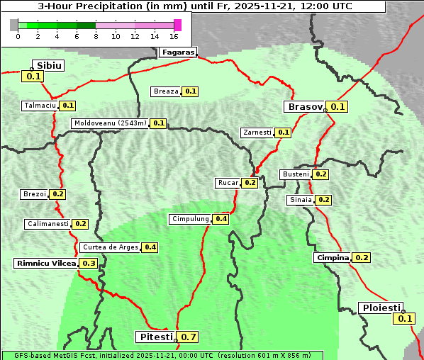 Niederschlag, 21. 11. 2025