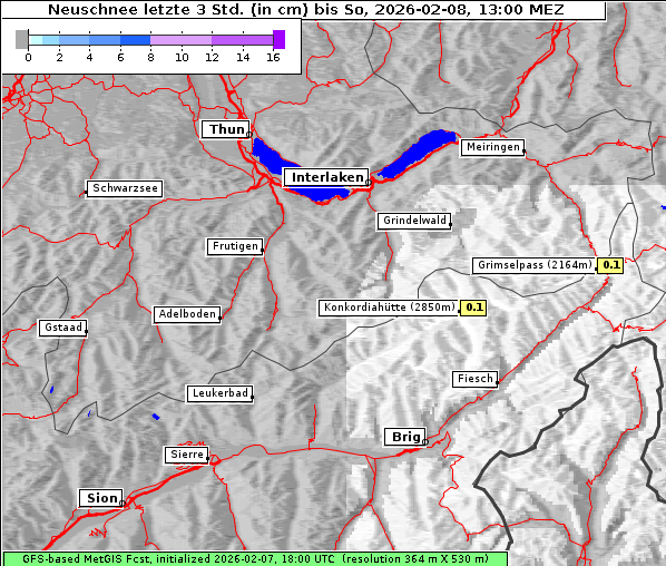Neuschnee, 8. 2. 2026