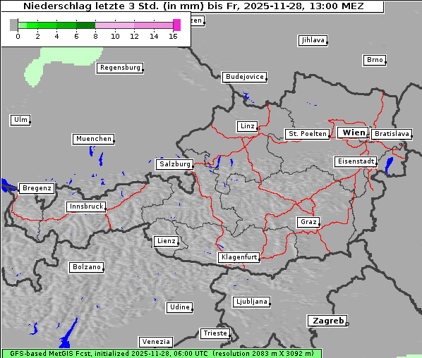 Niederschlag, 28. 11. 2025
