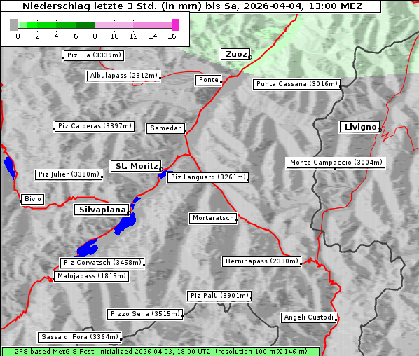 Niederschlag, 4. 4. 2026