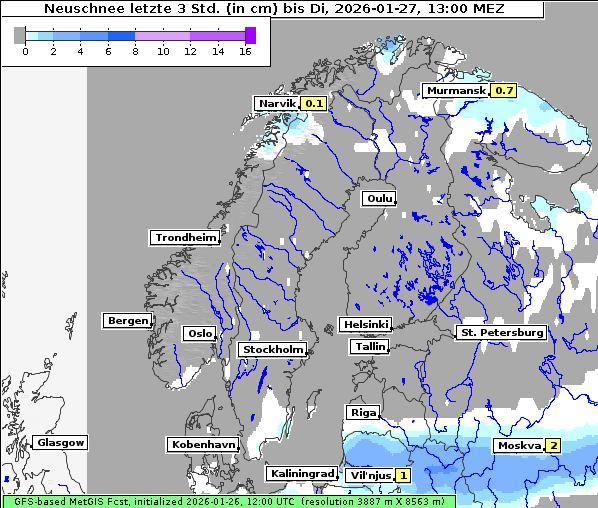 Neuschnee, 27. 1. 2026