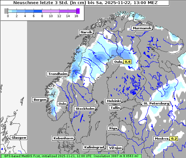 Neuschnee, 22. 11. 2025