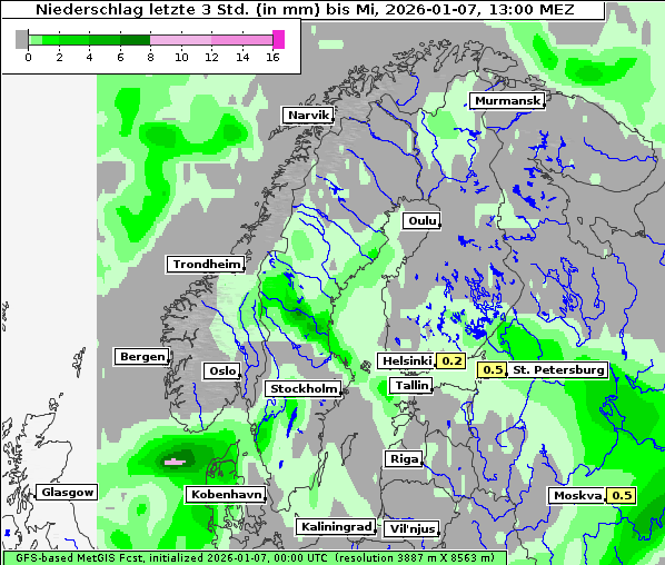 Niederschlag, 7. 1. 2026