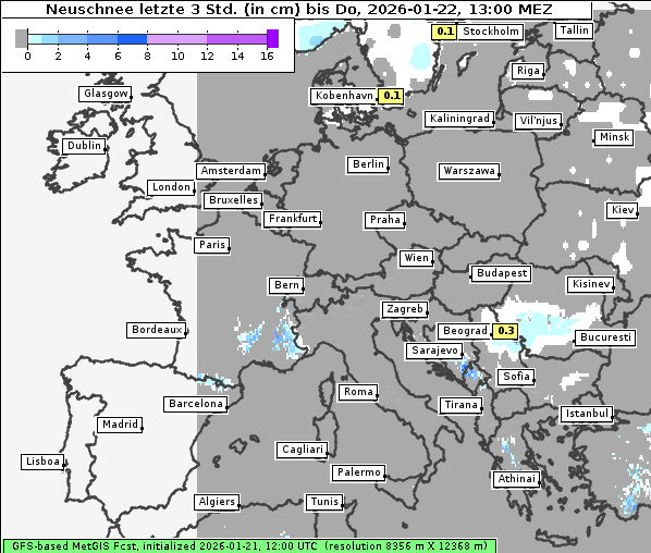 Neuschnee, 22. 1. 2026