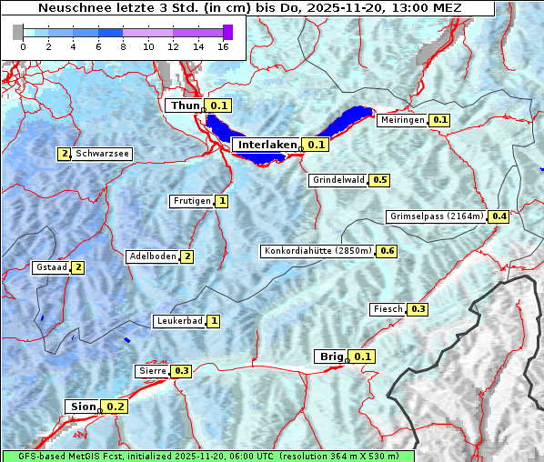 Neuschnee, 20. 11. 2025