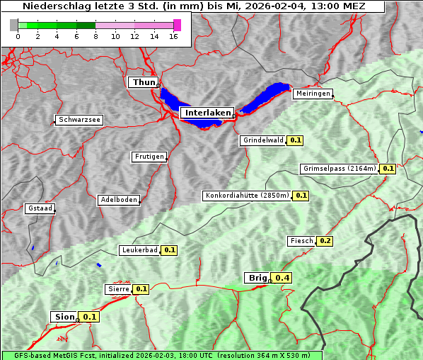 Niederschlag, 4. 2. 2026