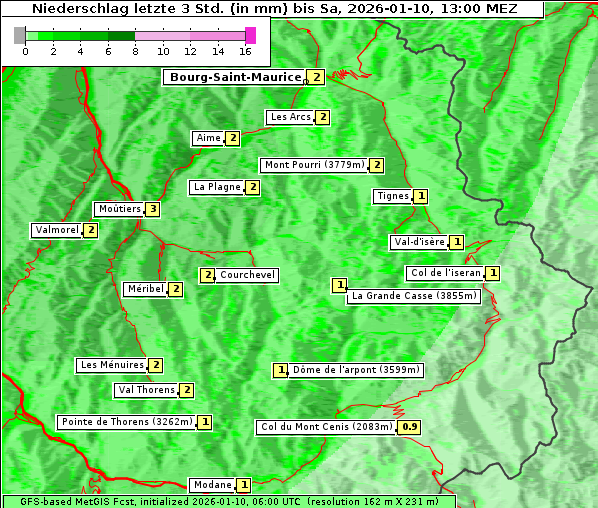 Niederschlag, 10. 1. 2026